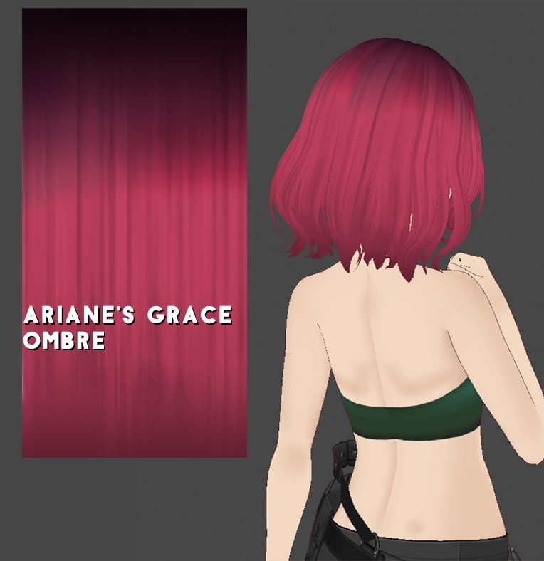 Hair Color w/texture: Ariane's Grace