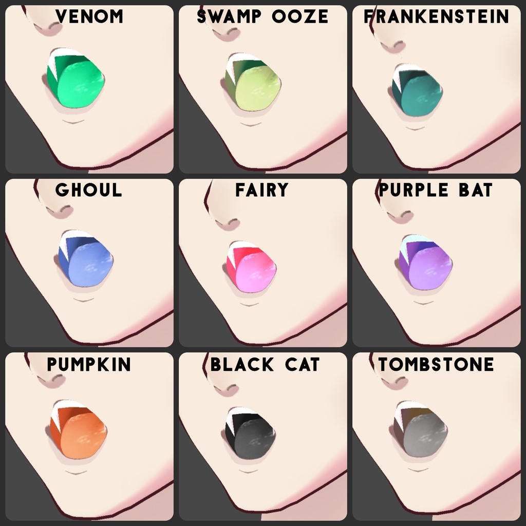 Realistic Tongue Texture: Monster Mash