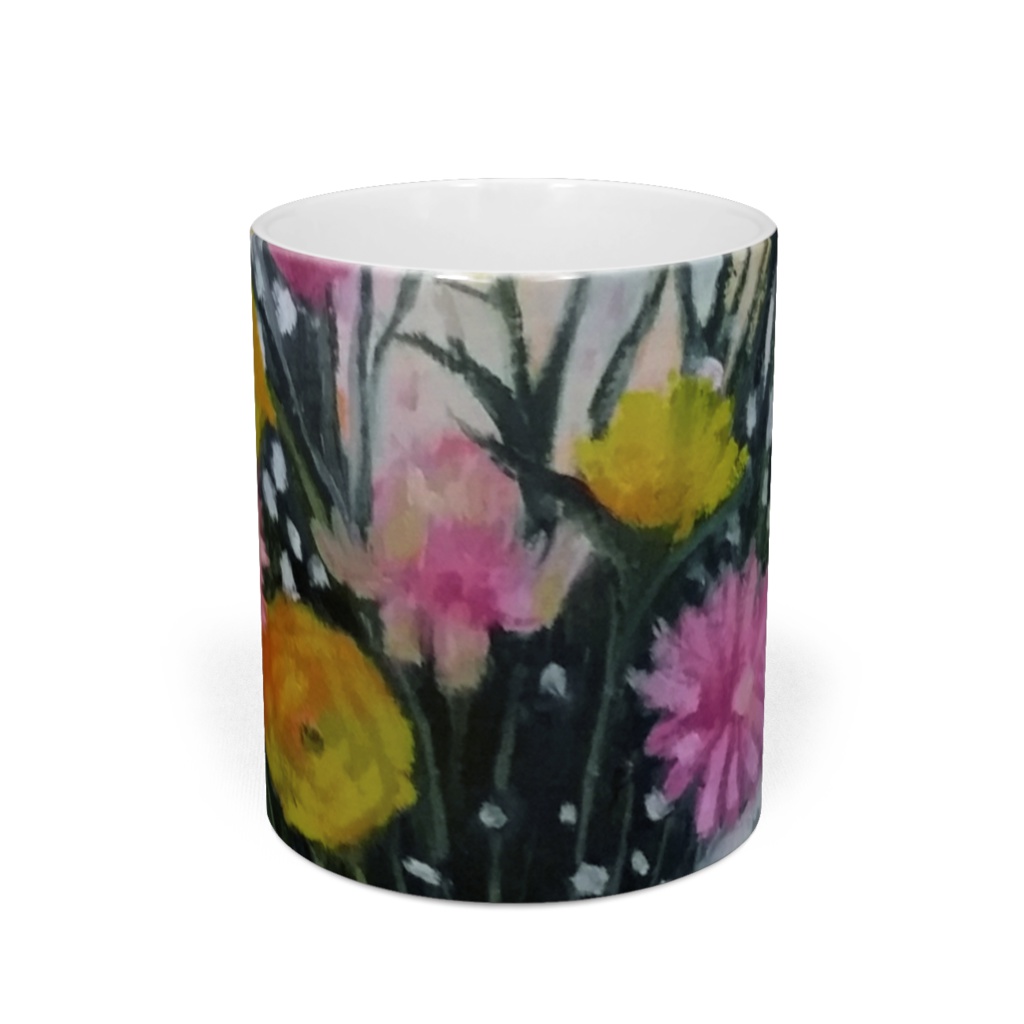 花のマグカップ2