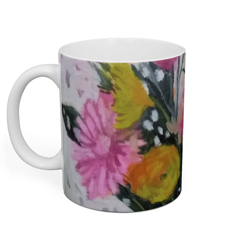 花のマグカップ2