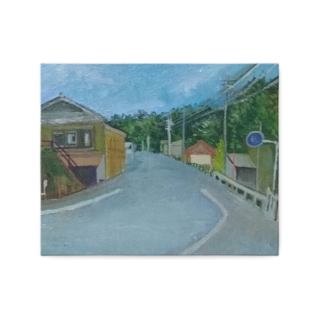 田舎道―キャンバスアート