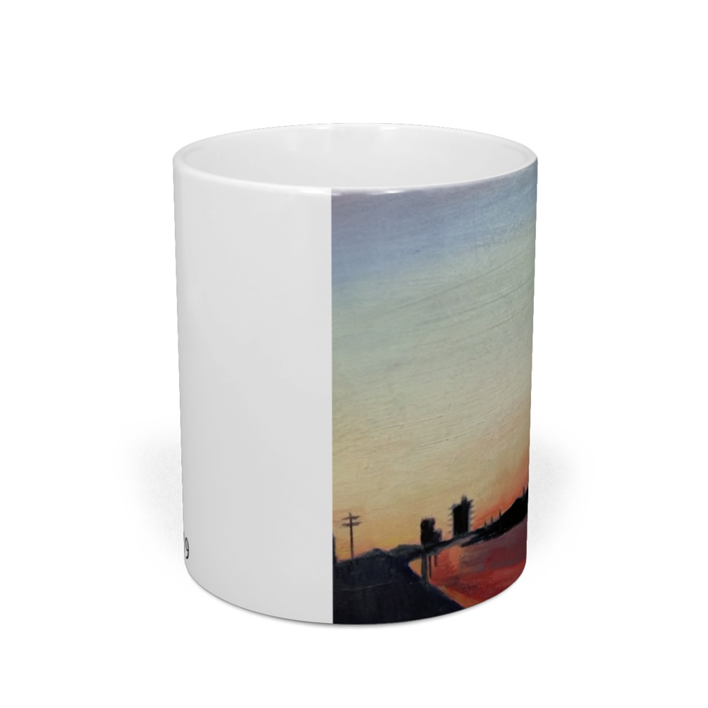 夕暮れ-絵画風マグカップ
