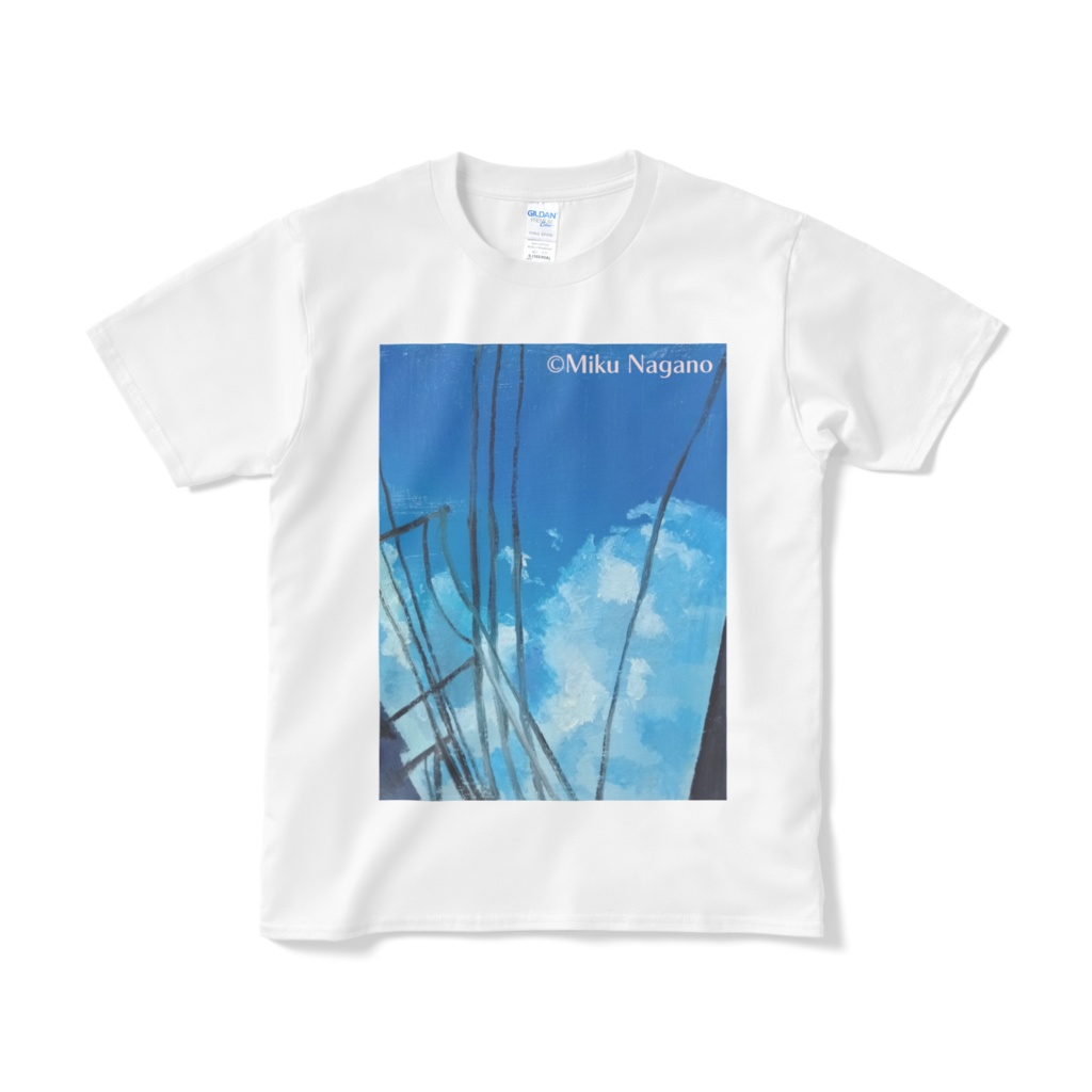 空を見上げてーアートｔシャツ 未来屋 Miku Nagano 永野未来のオンラインショップ Booth