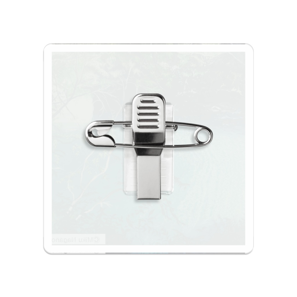 希望の川―アクリルバッジ