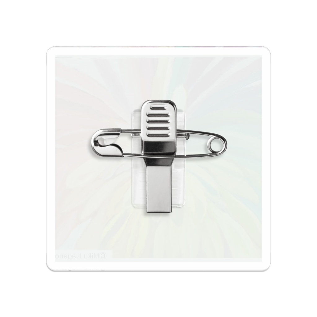 レインボーフラワー(アクリルバッジ)