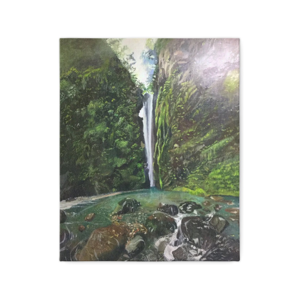 滝と水辺のキャンバスアート