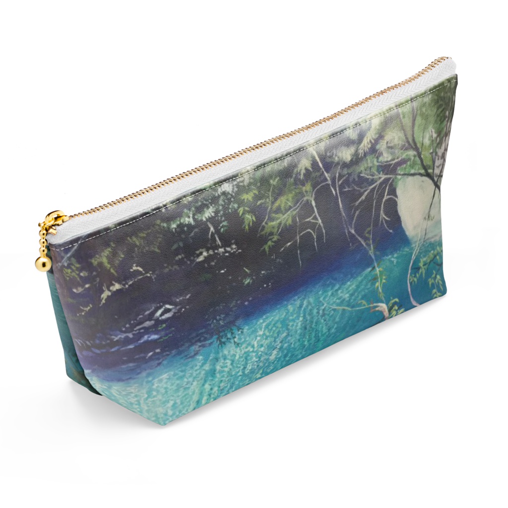 水辺のアートポーチ