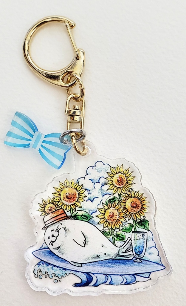 アクリルキーホルダー(８月アザラシ)