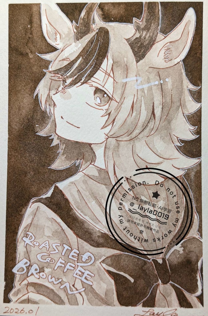 【インク原画】2026/01/12までの徒然