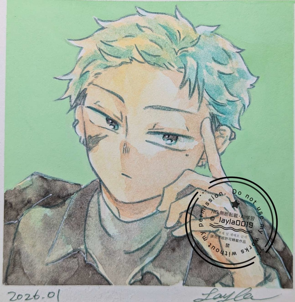 【水彩原画】2026/02/04までの徒然