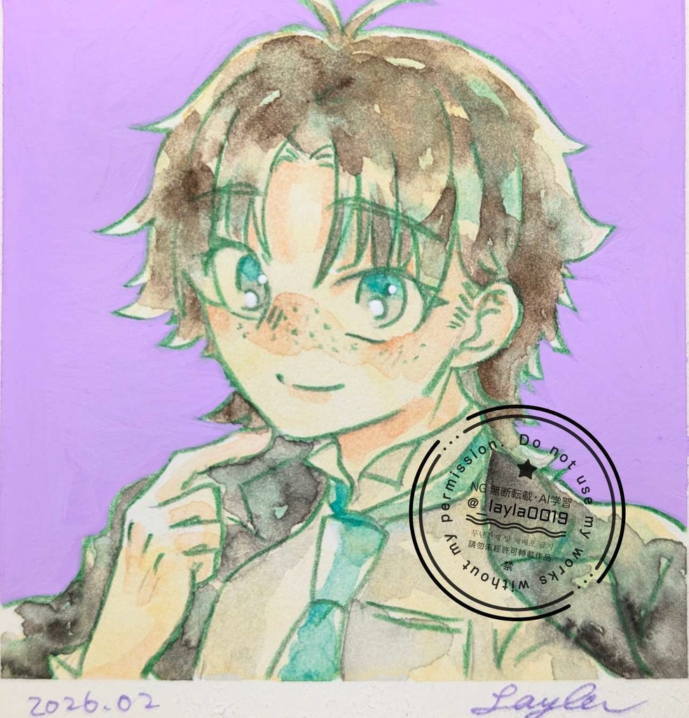 【水彩原画】2026/02/04までの徒然