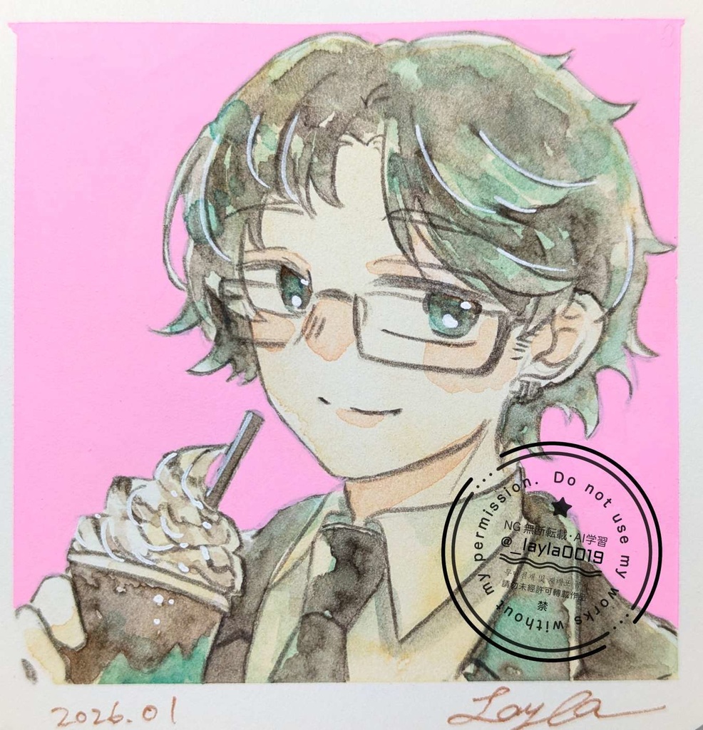 【水彩原画】2026/02/04までの徒然