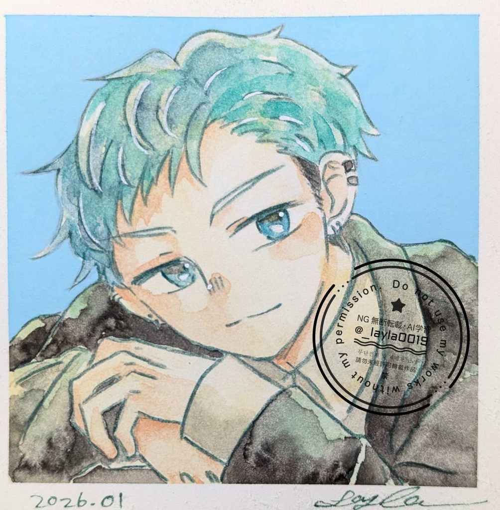 【水彩原画】2026/02/04までの徒然