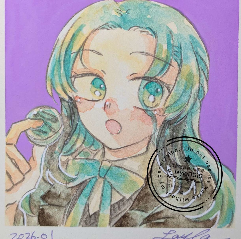 【水彩原画】2026/02/04までの徒然