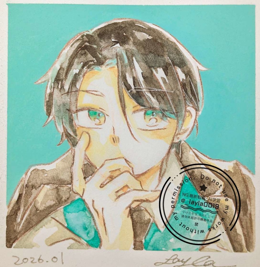 【水彩原画】2026/02/04までの徒然