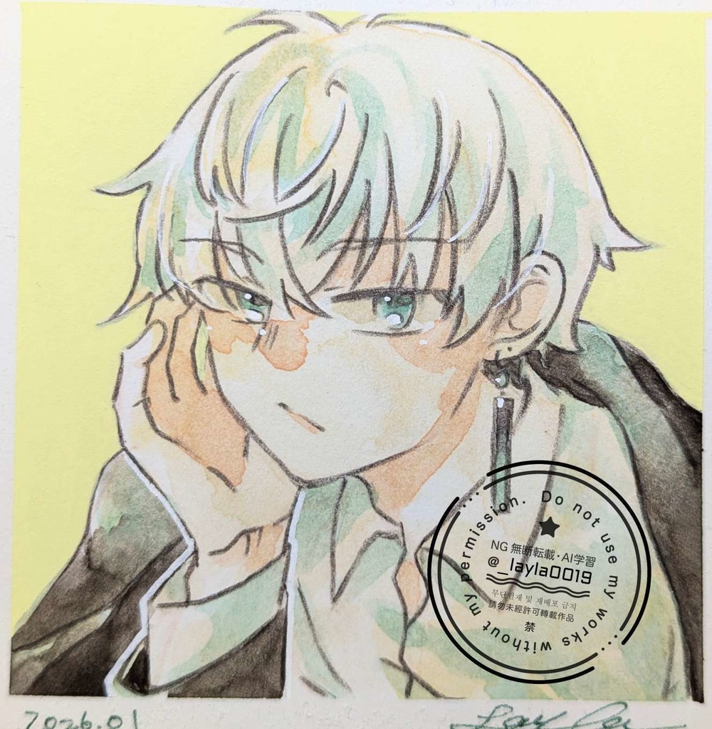 【水彩原画】2026/02/04までの徒然