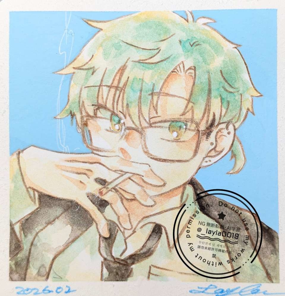 【水彩原画】2026/02/15までの徒然