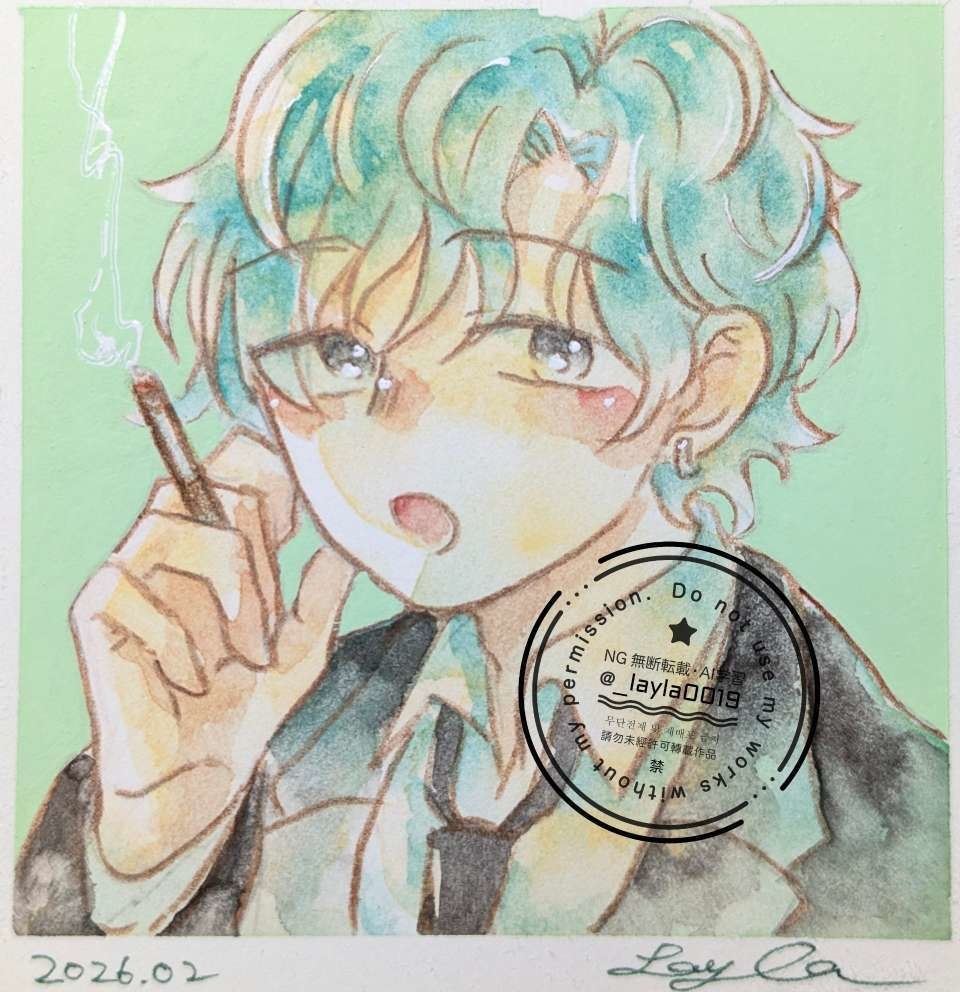 【水彩原画】2026/02/15までの徒然