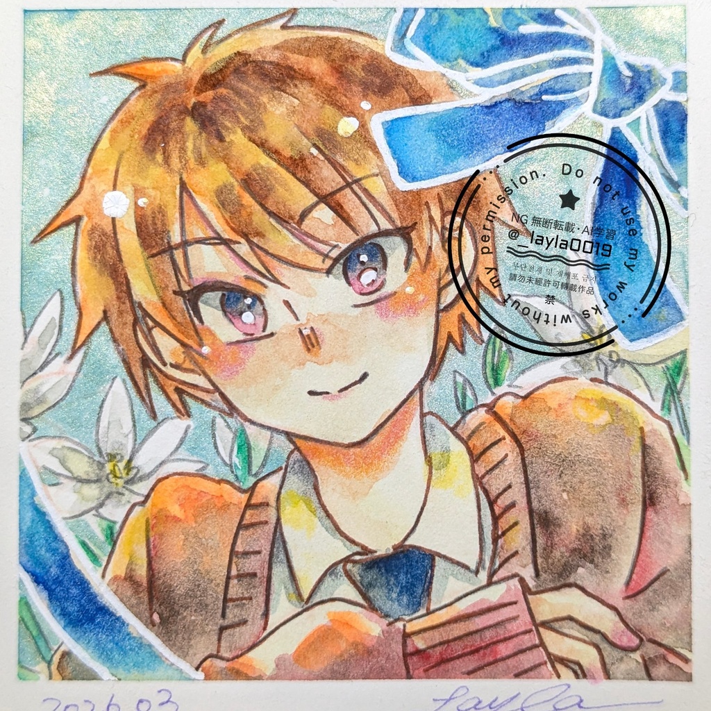 【水彩原画】3/21迄の徒然