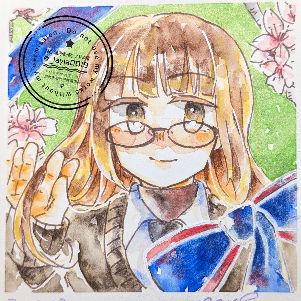 【水彩原画】3/21迄の徒然