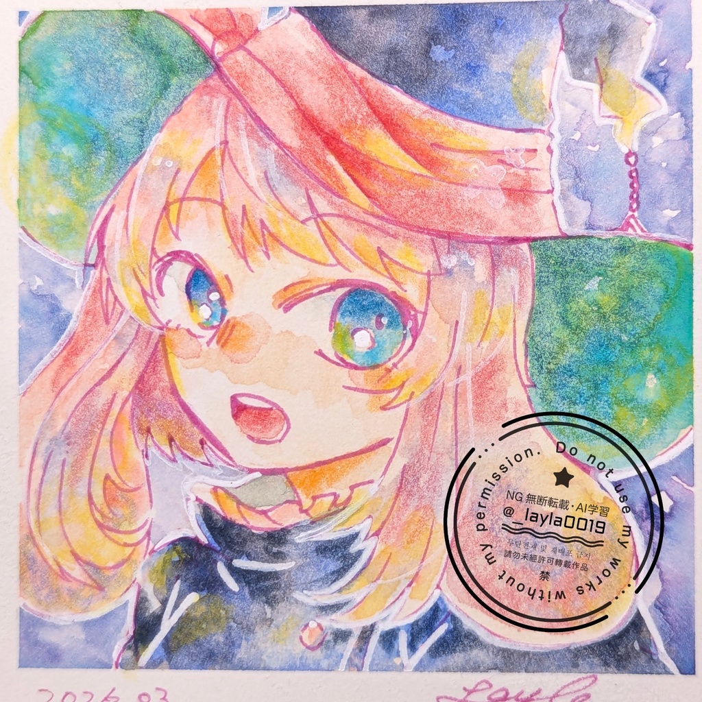 【水彩原画】3/21迄の徒然