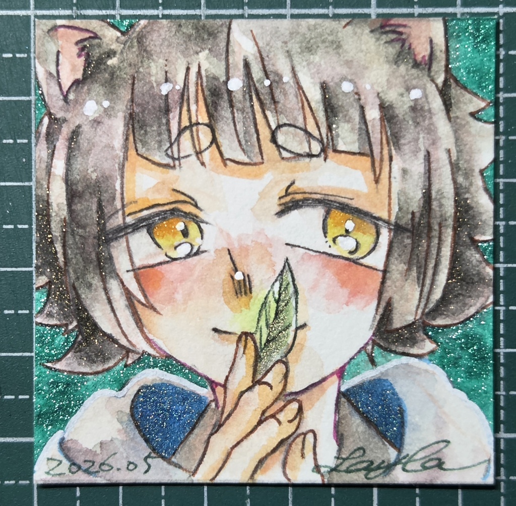 【7月】水彩イラスト原画
