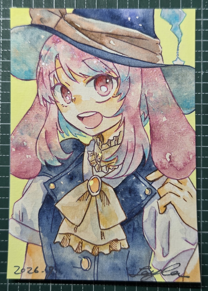 【7月】水彩イラスト原画
