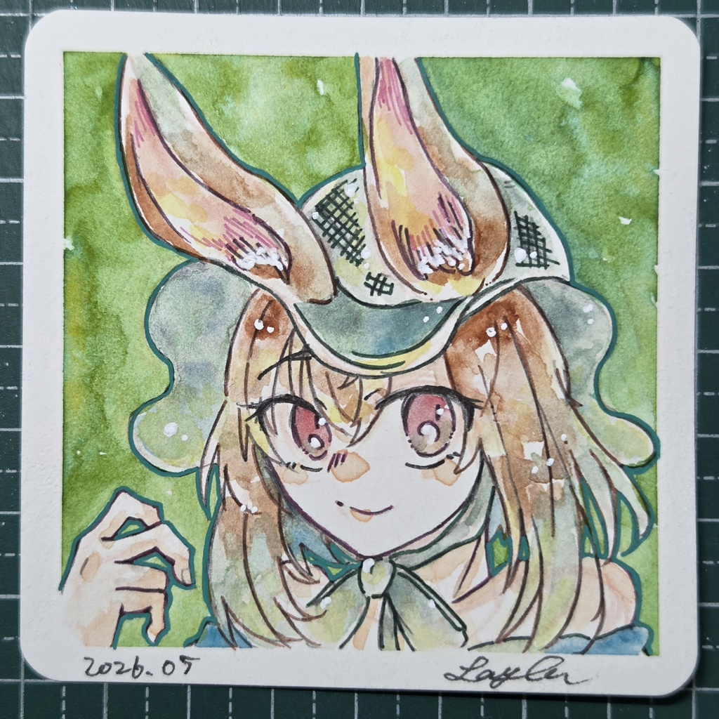 【7月】水彩イラスト原画