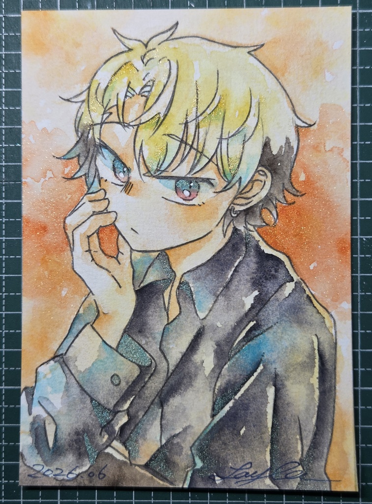 【7月】水彩イラスト原画