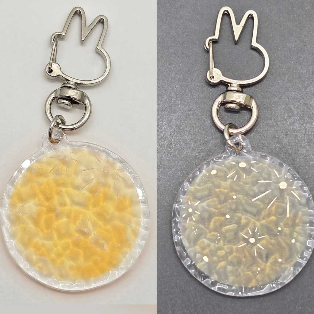 【月面観覧広報部】月のアクリルキーホルダー