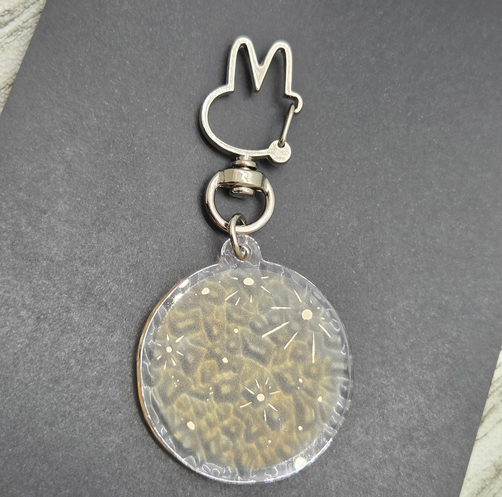【月面観覧広報部】月のアクリルキーホルダー