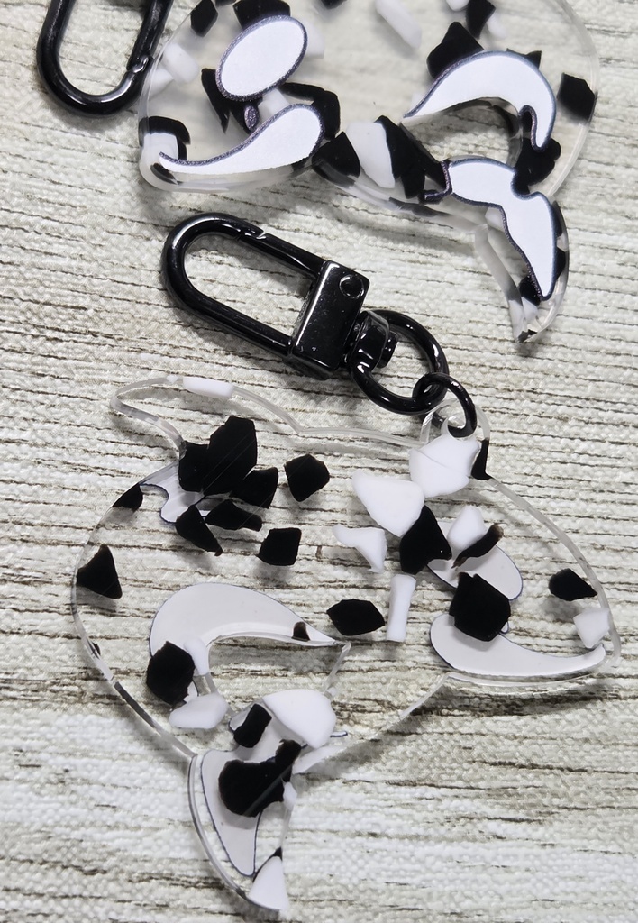 【海底遊覧巡回録】シャチのアクキー(プロトタイプ)