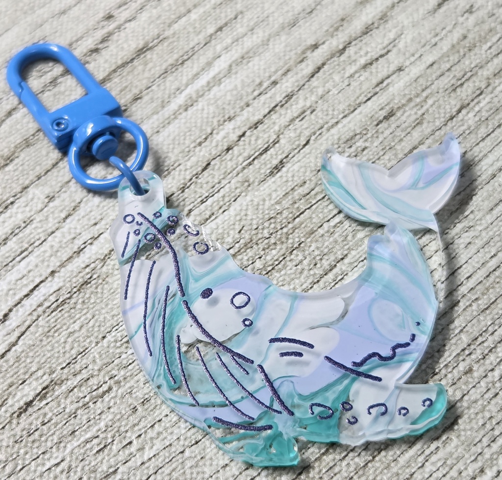 【海底遊覧巡回録】ザトウクジラのアクキー