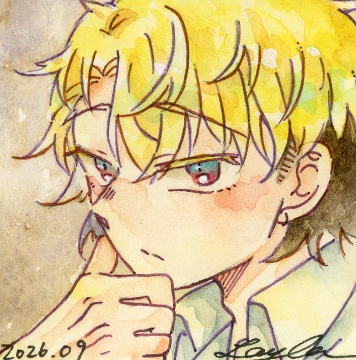 【10月】小さい水彩イラスト原画