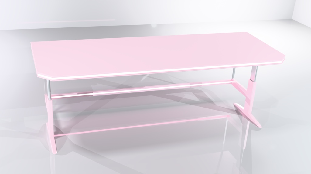 【3Dモデル】ゆめかわゲーミングセット【FBX/blender】