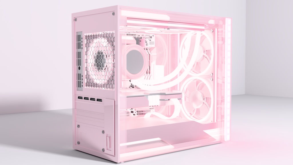 【3Dモデル】ゆめかわゲーミングセット【FBX/blender】