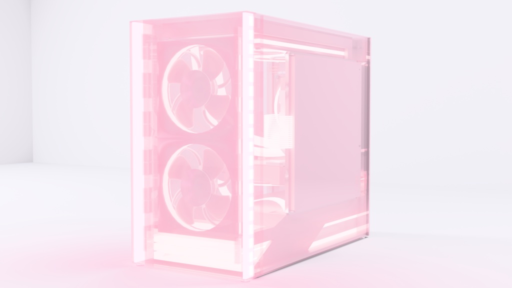 【3Dモデル】ゆめかわゲーミングセット【FBX/blender】