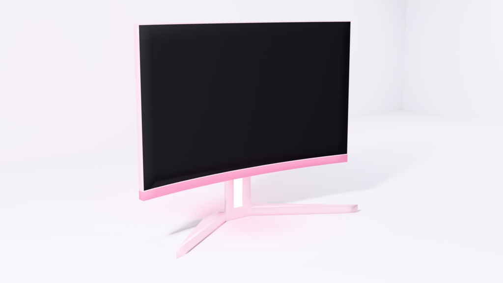 【3Dモデル】ゆめかわゲーミングセット【FBX/blender】