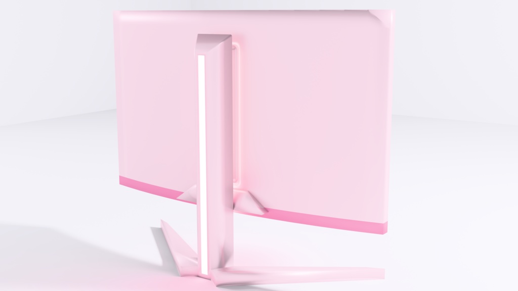 【3Dモデル】ゆめかわゲーミングセット【FBX/blender】