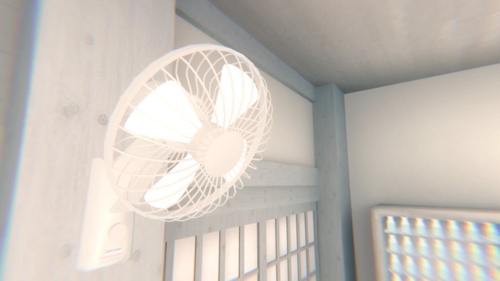 【VRChat】まっ白温泉ワールド『純白温泉』【Unity/blender/FBX】