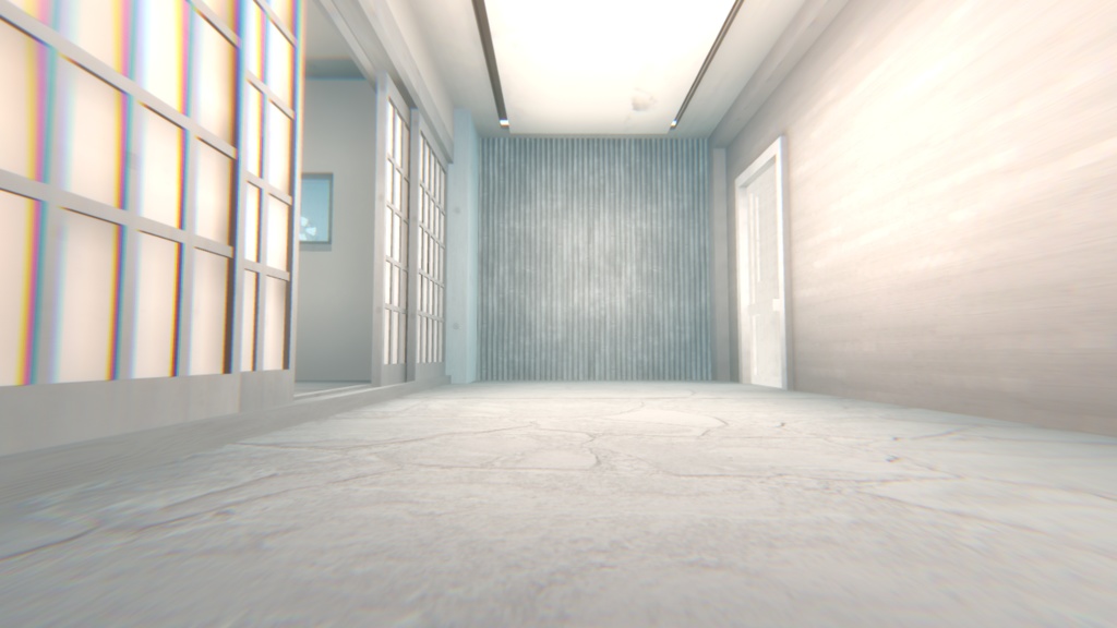 【VRChat】まっ白温泉ワールド『純白温泉』【Unity/blender/FBX】