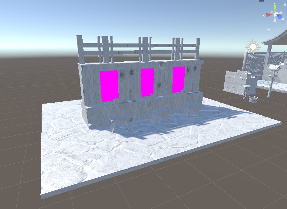 【3Dモデル】純白温泉セット【FBX/blender/VRChat】真っ白な3Dアセット
