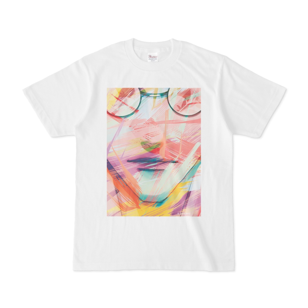 『秋：眼鏡男子』Tシャツ