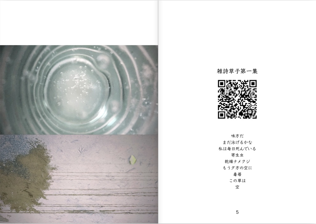 雑詩草子カタログ 第一集〜第八集(epub、pdfファイルダウンロード)