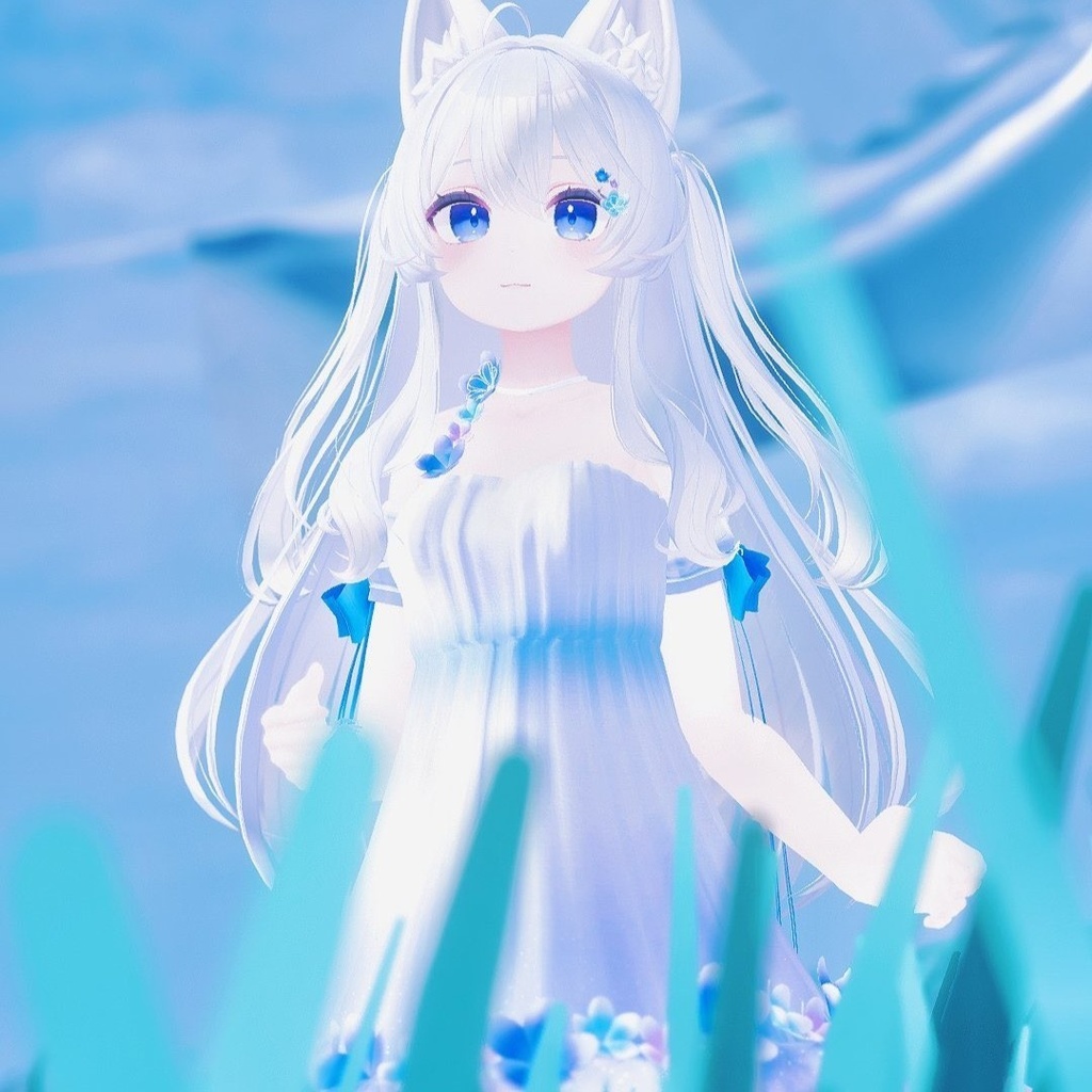 フローラルワンピ【6アバター対応】VRChat衣装