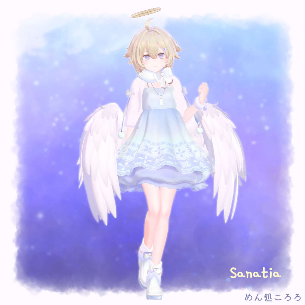 ふらっふぃふわりワンピ(VRChat衣装)