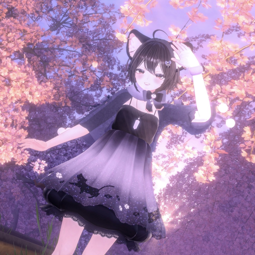 ふらっふぃふわりワンピ(VRChat衣装)