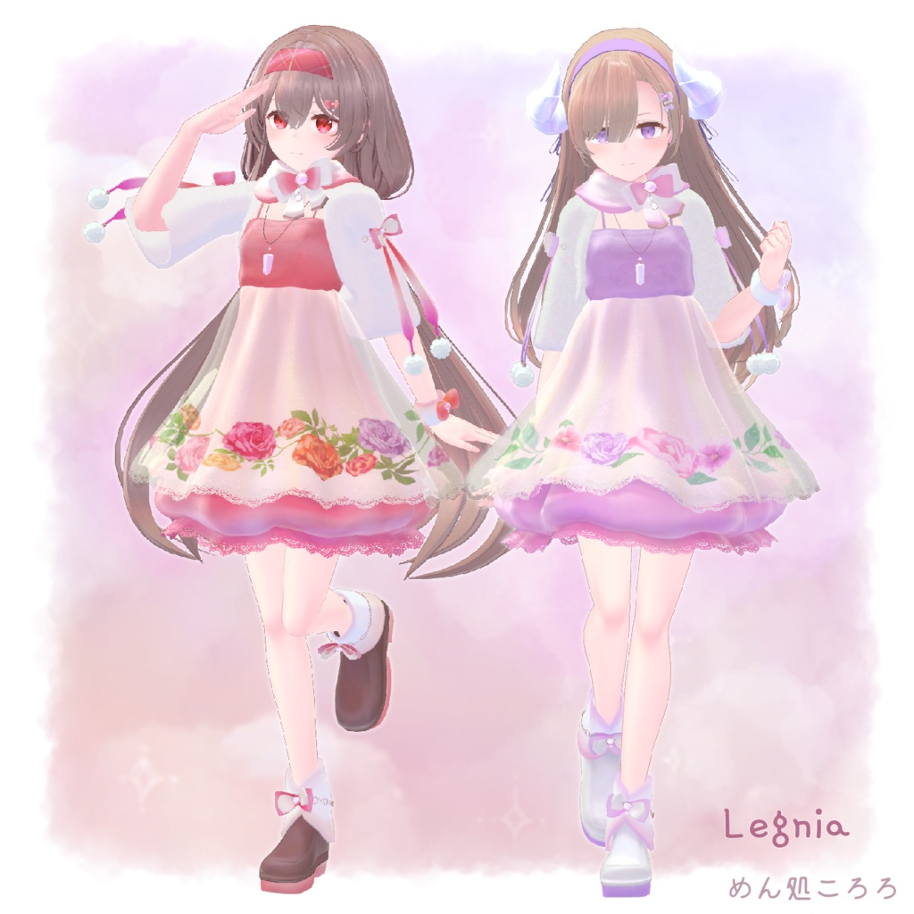 ふらっふぃふわりワンピ(VRChat衣装)