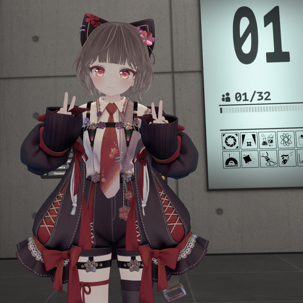 ふんわりショートボブ【VRChat】