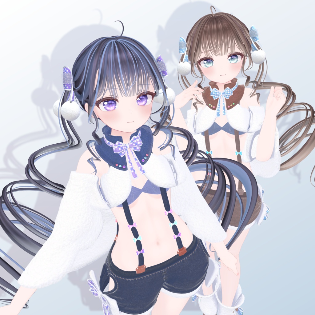 SparkleCurledTwin【VRChat】